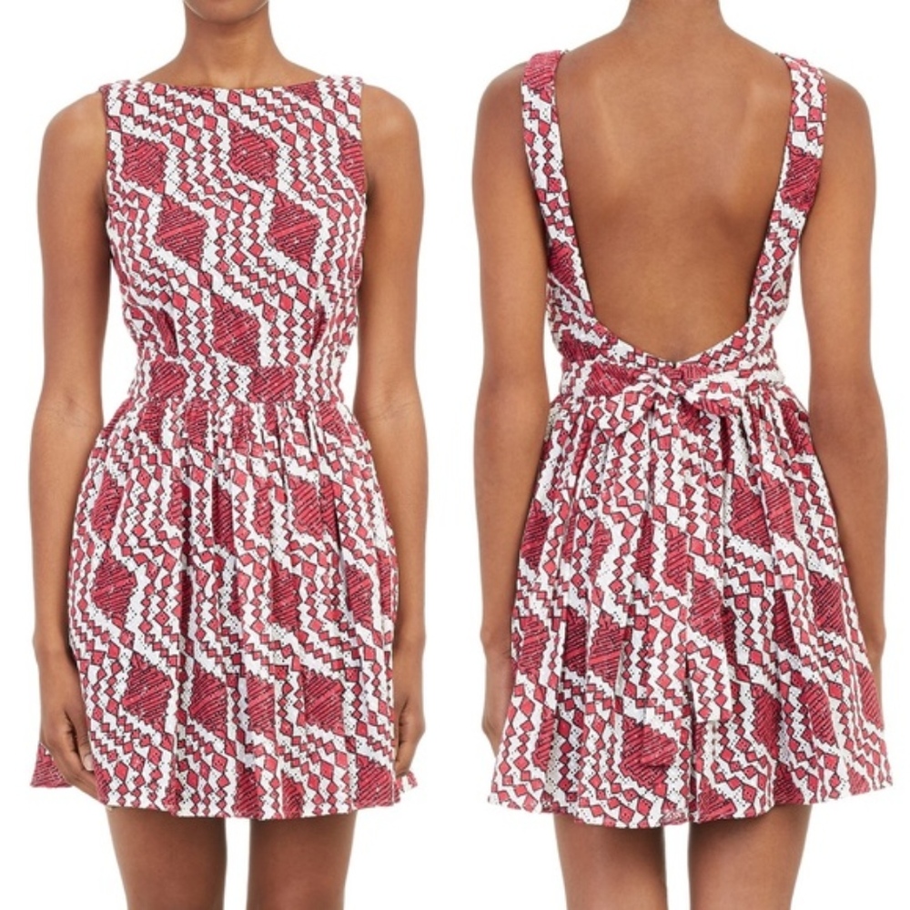 $560 NWT Thakoon Addition Backless Flared Dress